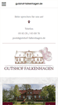 Mobile Screenshot of gutshof-falkenhagen.de